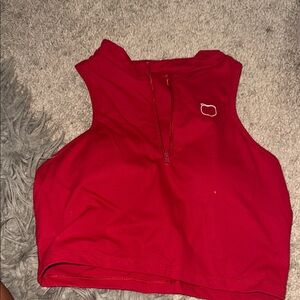 Red Workout Bra with inside lining